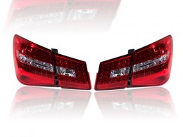 Задние тюнинг фонари для Chevrolet Cruze в стиле Mercedes красные