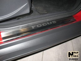 Накладки на пороги Ford FOCUS II COUPE-CABRIO LET (2007-2010)