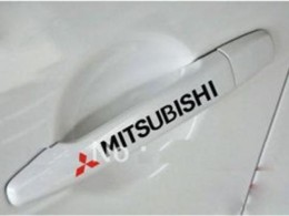 Наклейки на ручки авто Мицубиси