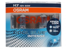 Комплект ламп Osram H7 12V 55W COOL BLUE INTENSE
